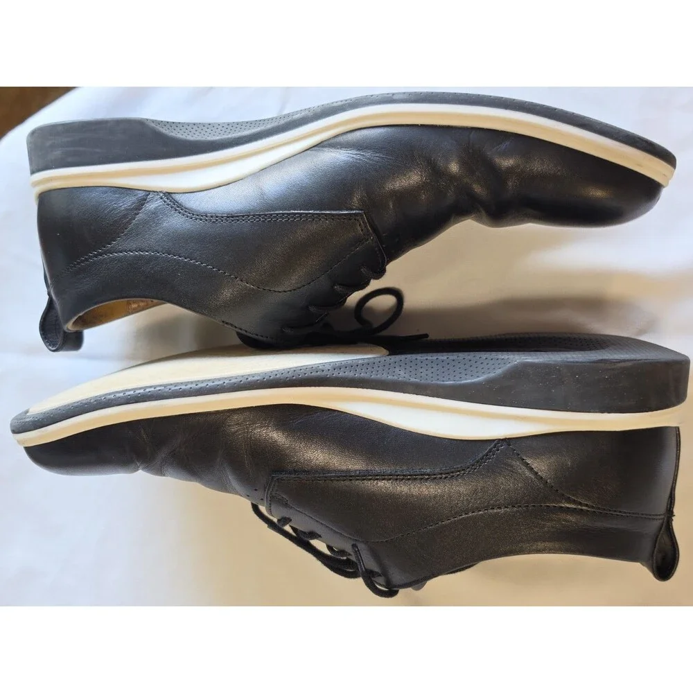 Amberjack The Original Obsidian Black Leather Oxford Shoes Men's 9.5 M Portugal